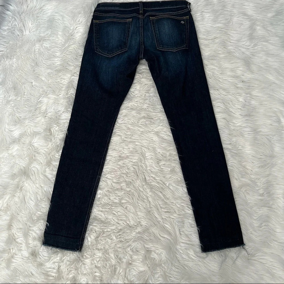 Rag & Bone Dre Slim Boyfriend Jeans Yesler Denim Casual Women’s 25 - Picture 10 of 12